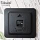 TELESONIC Uranus living room wall clock square