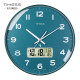 Timess automatically synchronizes the time and wall clock to match every minute and second