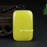 Натуральный защитный амулет из нефрита, подвеска подходит для мужчин и женщин