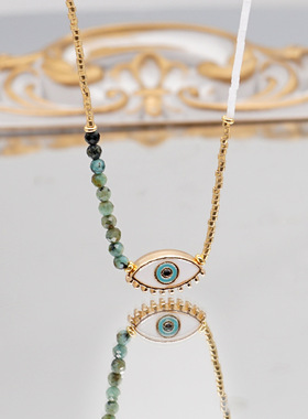 简约西米亚天然珍珠贝壳女ins