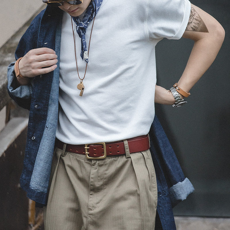 马登工装 美式复古重磅300g纯色厚实碳素磨毛t恤男士纯棉短袖宽松,淘宝优惠券,粉丝福利购,淘宝优惠卷