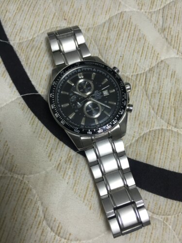 卡西欧表带2328 EF-547 实心钢带 手表链配件 22mm 男 - 图3