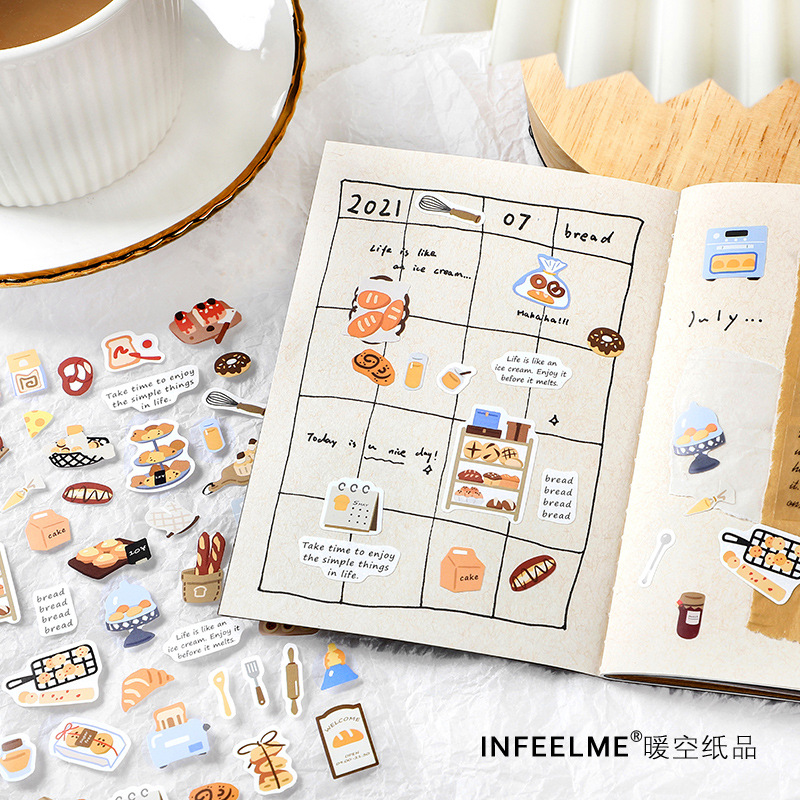 Infeel.me不干胶贴纸 小日常系列 花园小屋厨房烘焙手帐素材装饰 - 图1