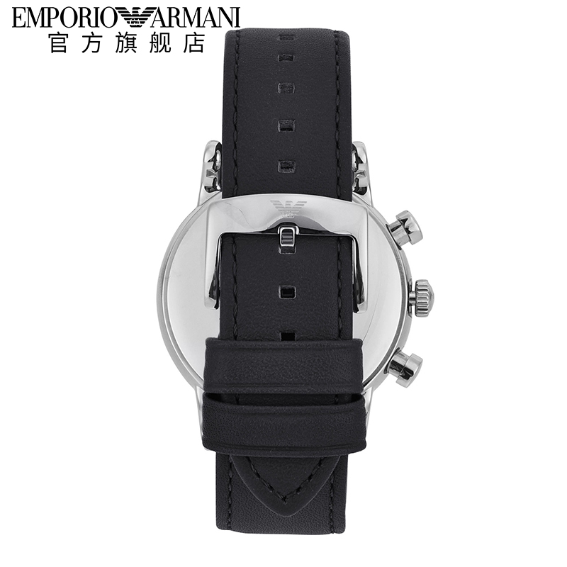 Armani阿玛尼飞行员经典皮带手表男士 休闲时尚石英表正品AR2075