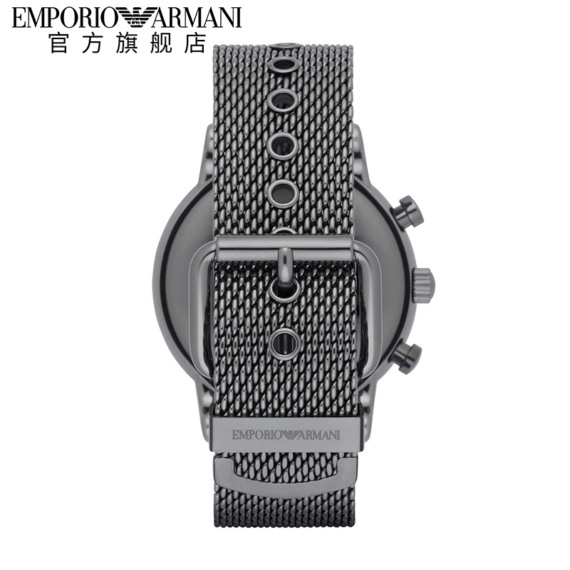 【双11预售】Armani阿玛尼男士手表 编织钢带运动型石英表AR1979