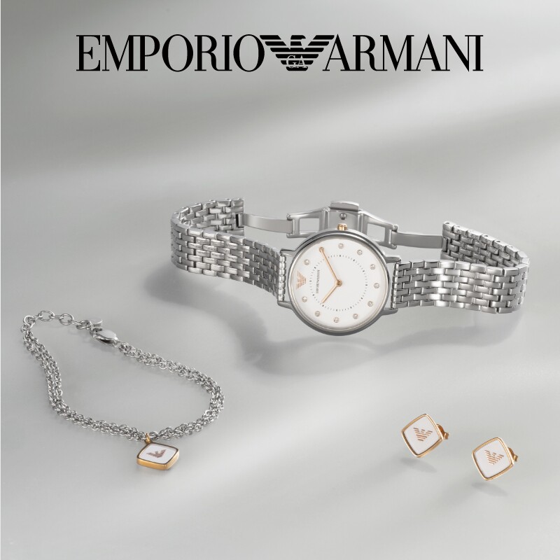 armani阿玛尼满天星女士手链石英表 Emporio Armani腕表欧美腕表