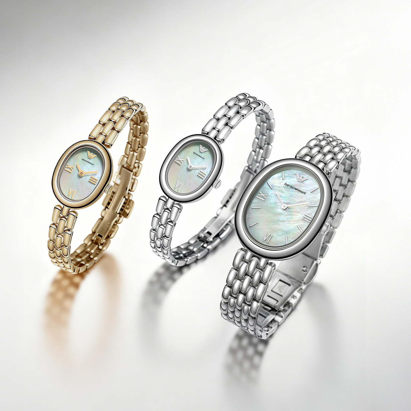 【秋冬新品】Armani阿玛尼手表女白月光简约复古石英表AR11721,淘宝优惠券,粉丝福利购,淘宝优惠卷