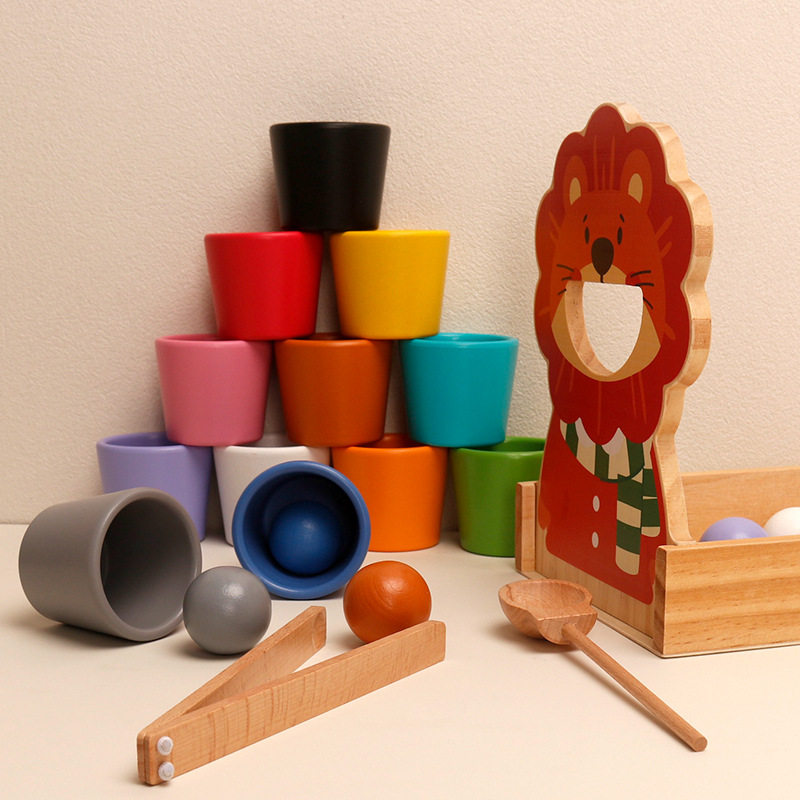 跨境宝宝颜色分类儿童配对认知训练教具蒙氏早教喂食游戏12色8色,淘宝优惠券,粉丝福利购,淘宝优惠卷