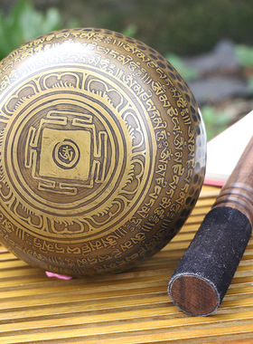 梵木果铜瑜伽冥想音疗佛音碗