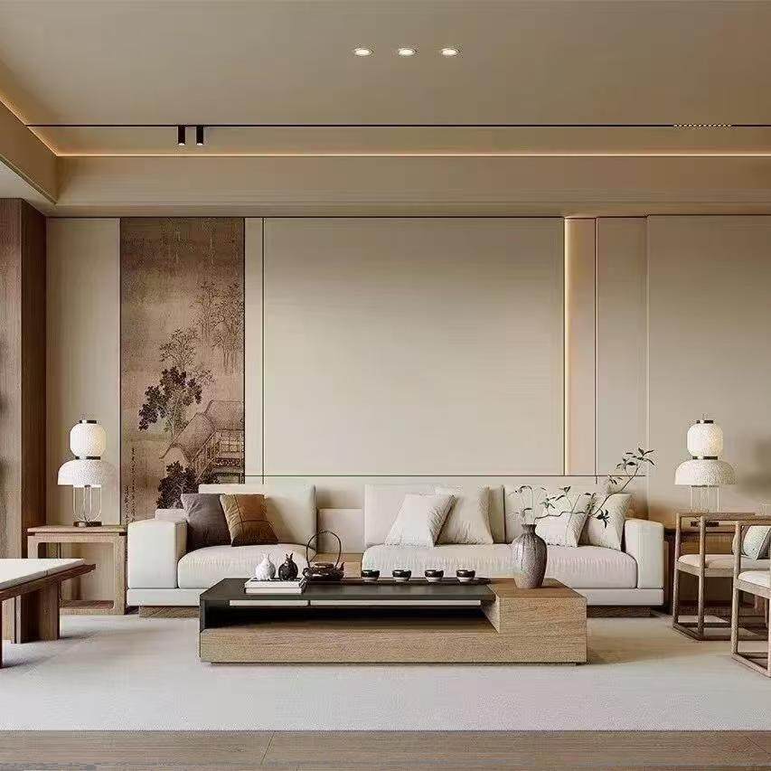 中古风客厅背景墙诧寂中式壁画墙布卧室茶室宋氏美学无缝定制壁画,淘宝优惠券,粉丝福利购,淘宝优惠卷