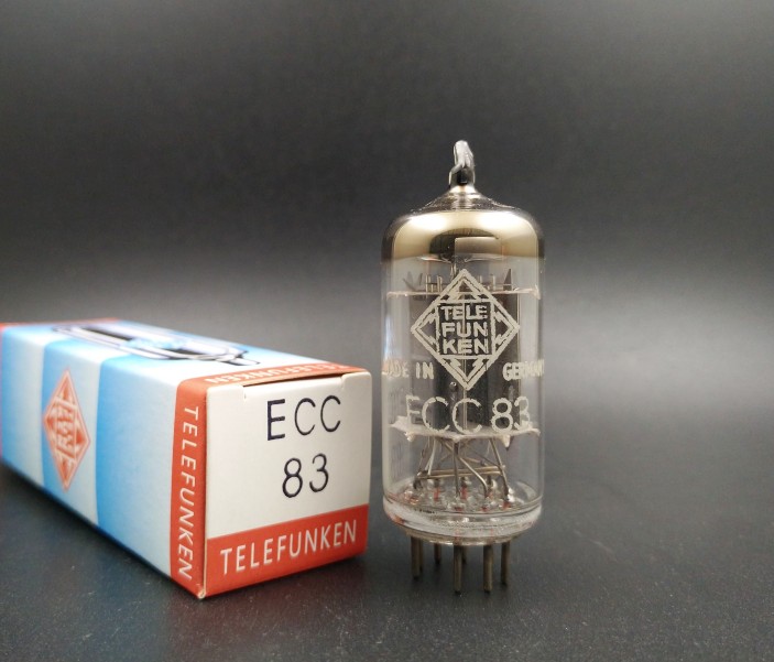 全新德律风根 ECC82 12AU7 ECC83 12AX7 6N4电子管坑屏T云母 滑屏 - 图0