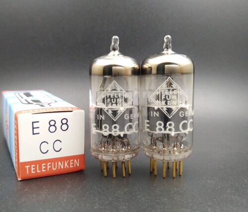 全新同批码德律风根 E88CC/ECC88/6DJ8/6922/6N11/CCA电子管大盾 - 图0