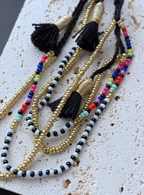 外贸原单FOSSIL波西米亚手链