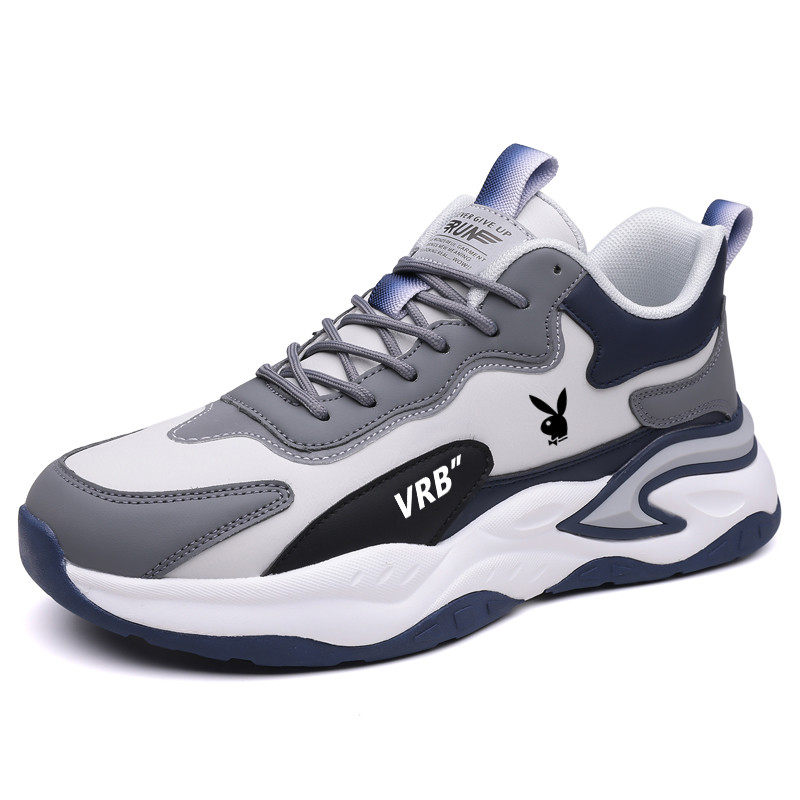 花花公子男鞋休闲运动鞋加绒保暖棉鞋轻便男士软底跑步鞋内增高