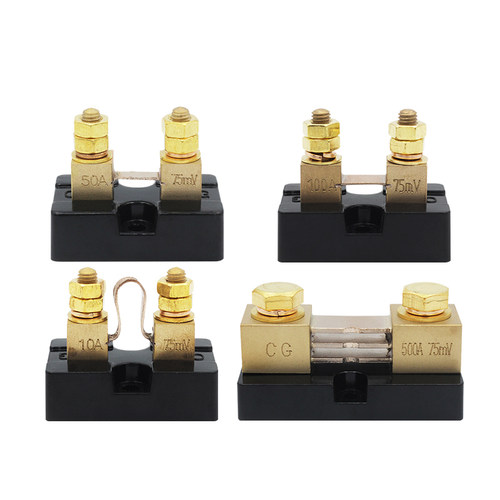 美式分流器FL-15高精度0.25级 50MV 75mV 100MV直流 10A-500A - 图3