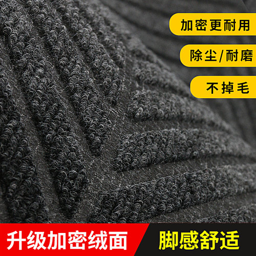 家用蹭土入户门垫门外大门防滑地垫门厅门口耐脏脚垫进门玄关地毯 - 图0