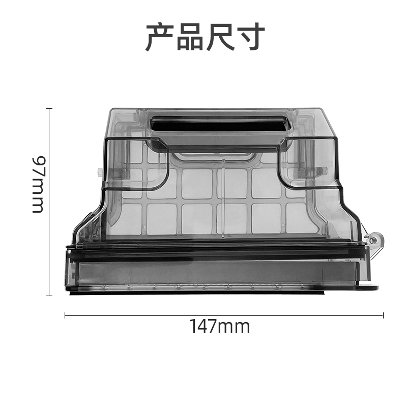 适配云鲸扫地机器人J1/J2集尘盒配件垃圾盒滤网J3/J4清洁液清洗剂-图3