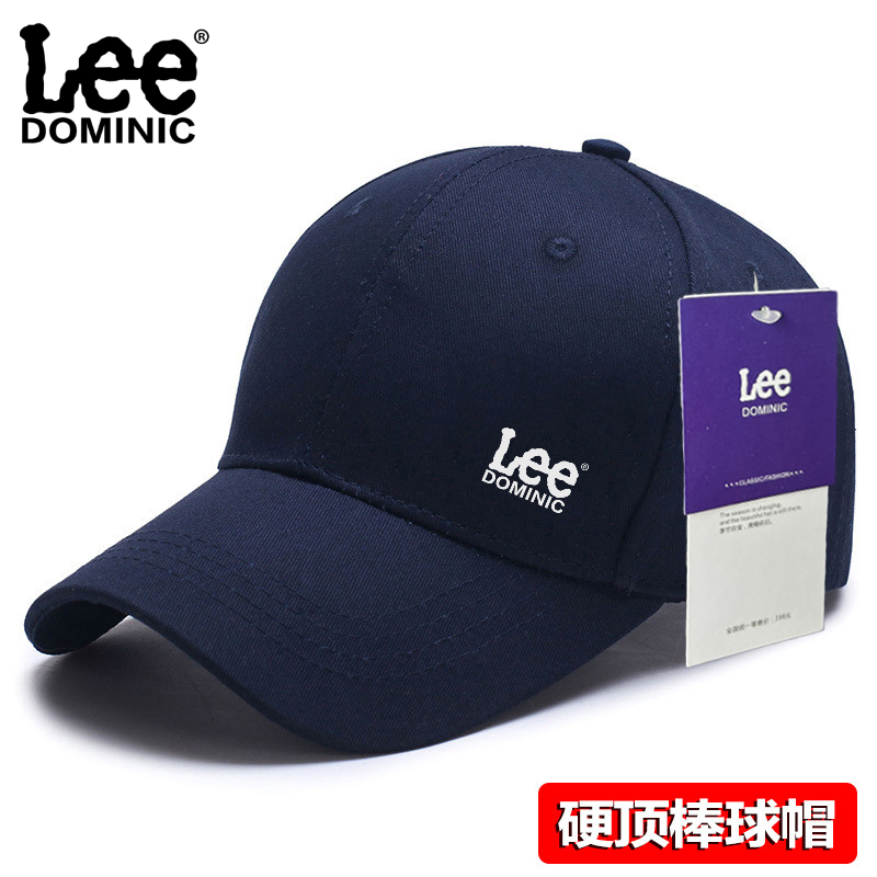 DOMINICLEE棒球帽男款黑色鸭舌帽女新款纯棉大头围ins潮流遮阳帽