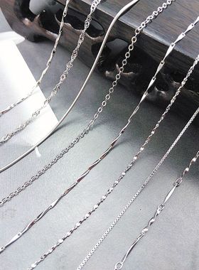 纯银生日礼物吊坠项链