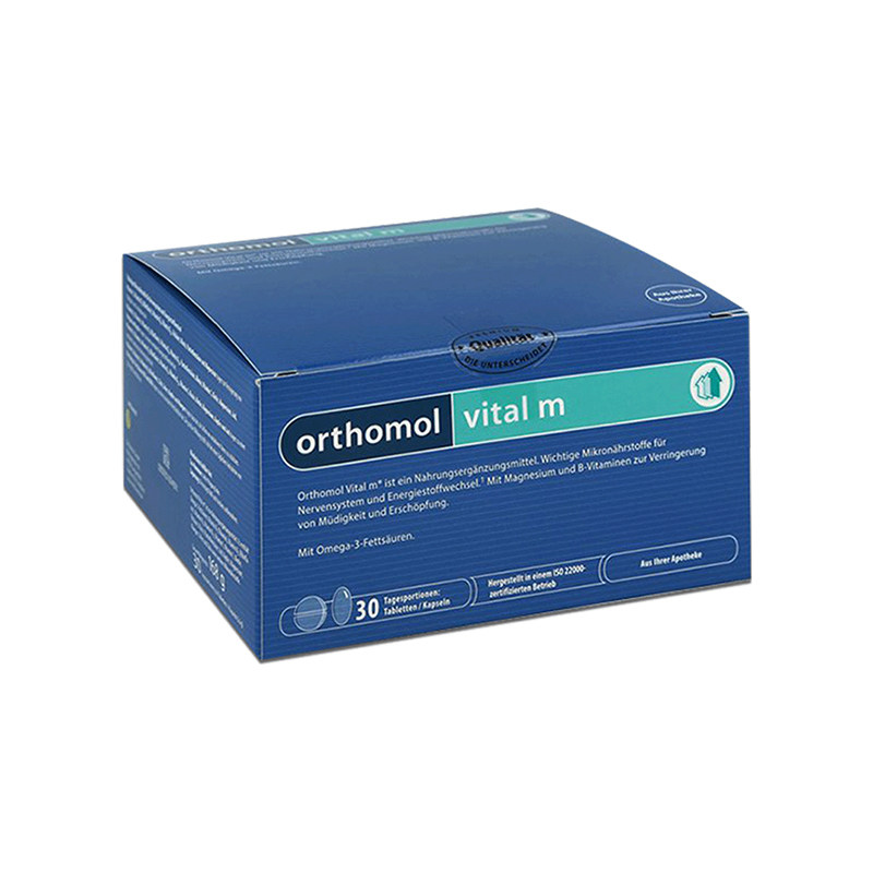 奥适宝orthomol vital m男士锌钙 HCP海外复合维生素/矿物质