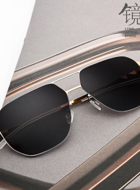 MYKITA墨镜PIO镜盈眼镜德国手造男士方框双梁时尚简约轻薄太阳镜