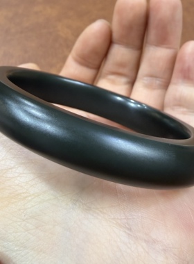 新疆和田黑碧玉籽料手镯 无事牌挂件原石 玉石雕刻培训学校