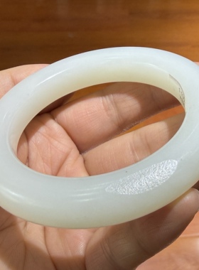 新疆和田白玉籽料手镯带皮 原石摆件手把件 玉石雕刻培训学校