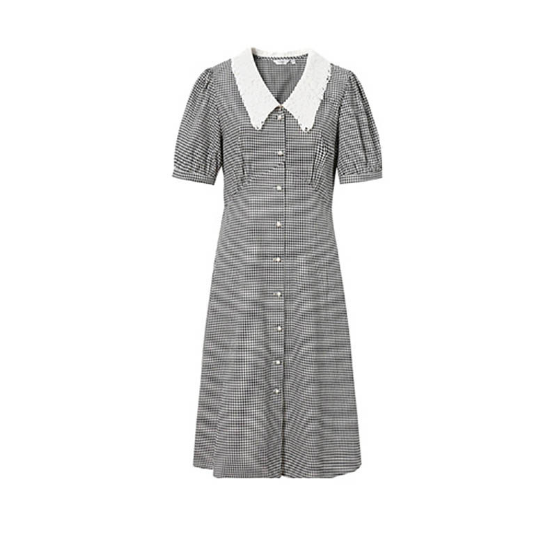 2020新款夏季优雅伊芙丽简约连衣裙 跨时代都市女装连衣裙