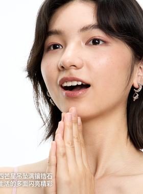 babama生日系列拿破仑蛋糕耳钉小众轻奢女士耳环生日礼物送女友