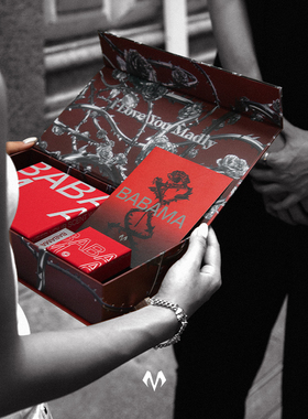 babama情人节纯礼盒    戒指和香水均为拍摄道具  介意者请慎拍