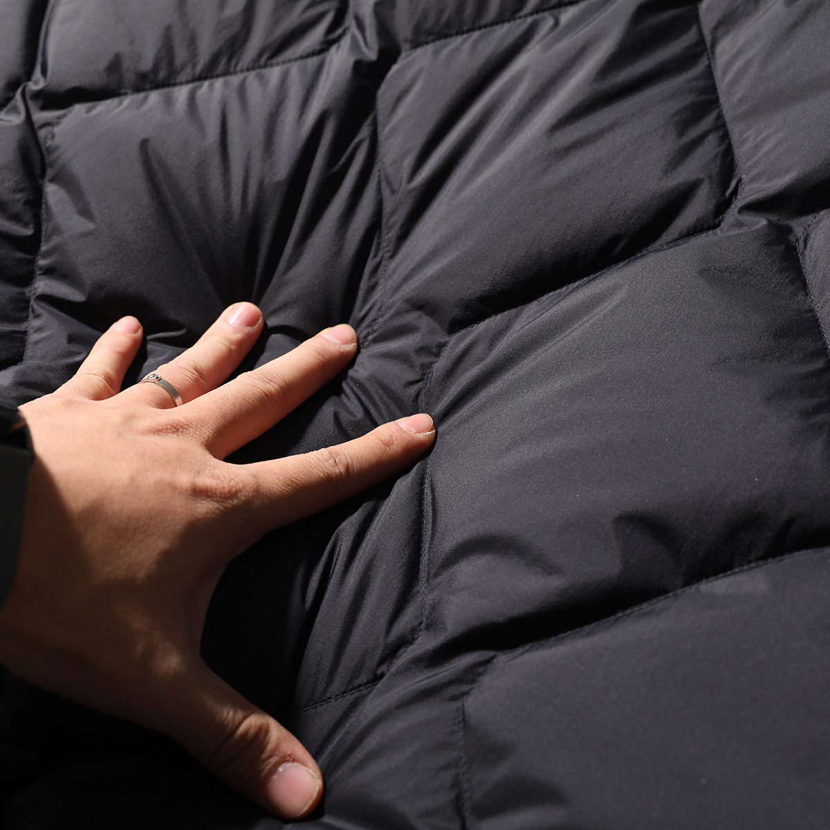 法式格调冬季轻奢高端缎面90鹅绒背心男轻便立领保暖羽绒马甲8736 - 图0