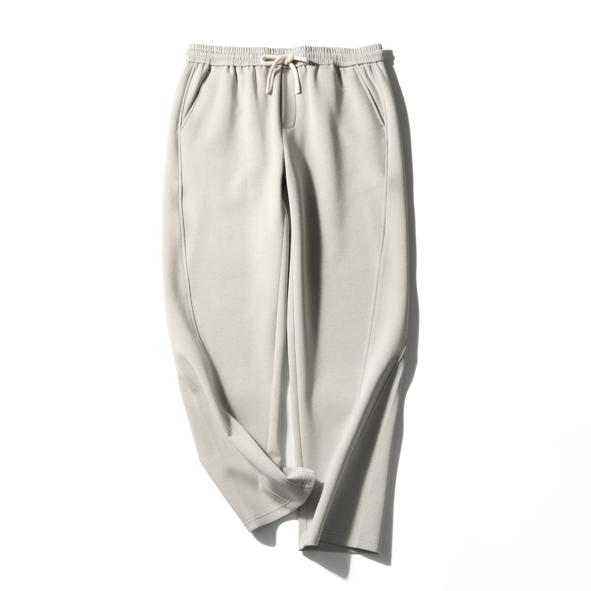 2025春季新款男士城市通勤户外休闲运动空气层棉弹力针织卫裤9809 - 图3