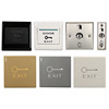 Type 86 access control exit button switch black and white