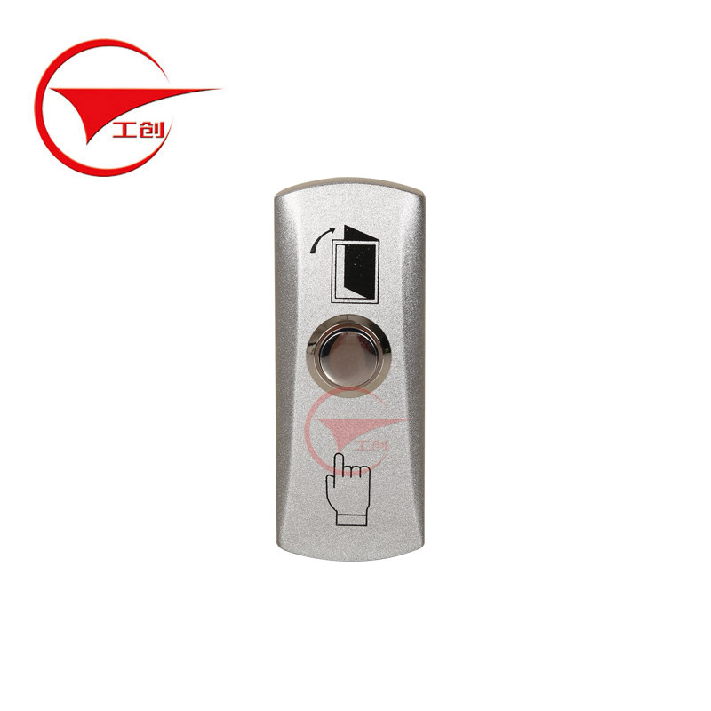 Gongchuang Intelligent Stainless Steel 86 Type Access Control Exit Button/Access Control Exit Switch Metal Material