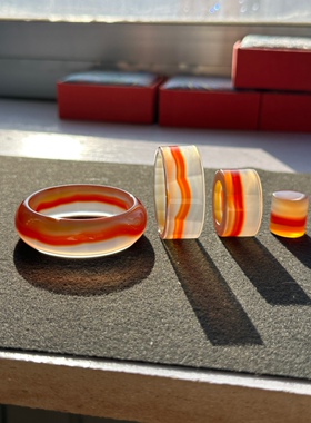 纯天然精品高冰强荧光鸿运缠身江料玛瑙手镯口径51mm包邮珍藏品