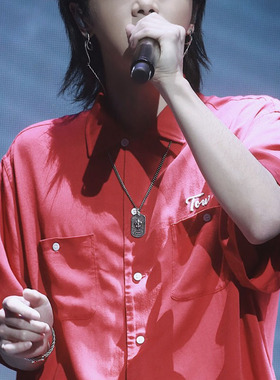 小号挂坠朋克风童军花