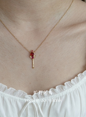 仙女魔法棒超级可爱的纯银项链！