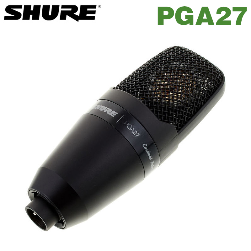 Shure/舒尔 PGA27大振膜心形专业录音电容话筒人声乐器直播-图0