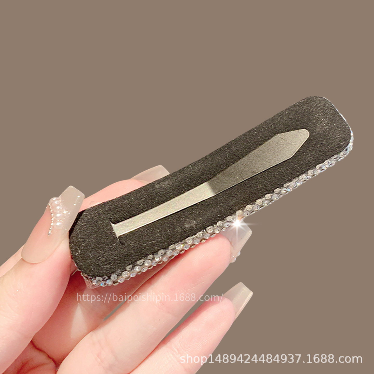 韩版闪钻蝴蝶结bb夹前额刘海碎发夹甜美气质边夹满钻发卡夹子,淘宝优惠券,粉丝福利购,淘宝优惠卷