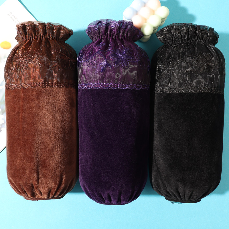 秋冬袖套防污家务学生长款套袖成人工作女蕾丝拼接宽松棉衣护袖头,淘宝优惠券,粉丝福利购,淘宝优惠卷