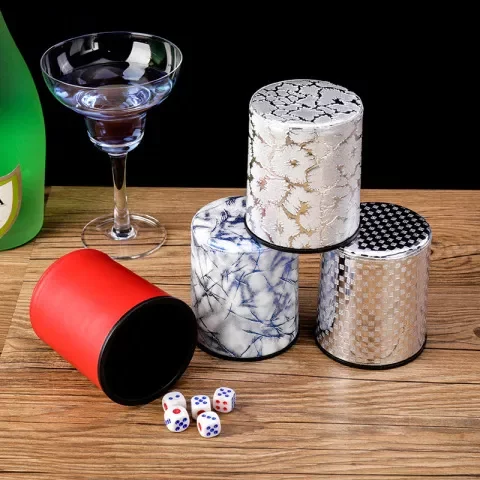 Sieve cup thickening household set sieve shaker dice cup shaker dice high-end leather bar ktv