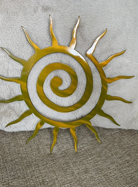 螺旋太阳墙艺术标志装饰挂件