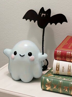 迷你幽灵步行狗桌面装饰小摆件