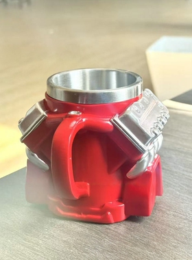 V8复古引擎咖啡杯桌面创意摆件