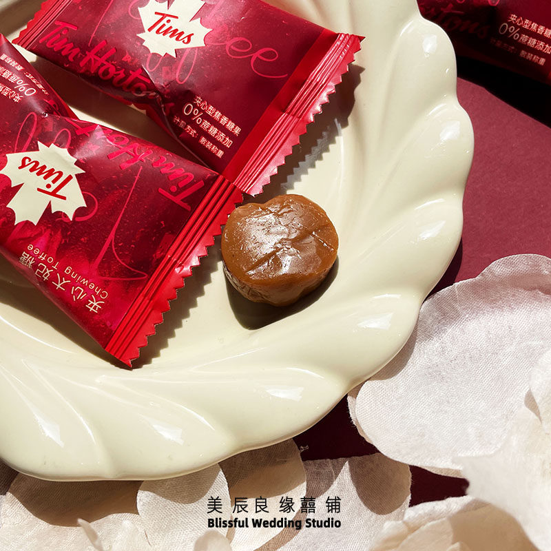 夹心太妃糖结婚订婚喜糖高端伴手礼前台招待办公小糖果散装零食 - 图2