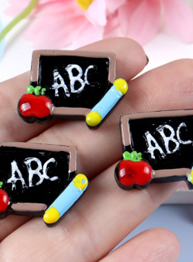 【老师推荐】树脂仿真苹果书籍字