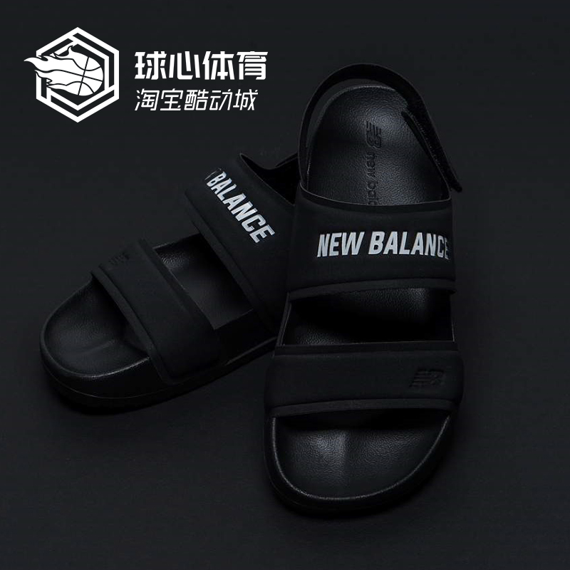 New Balance 韩产情侣 NB忍者黑色沙滩鞋运动凉鞋拖鞋SD3601BBW