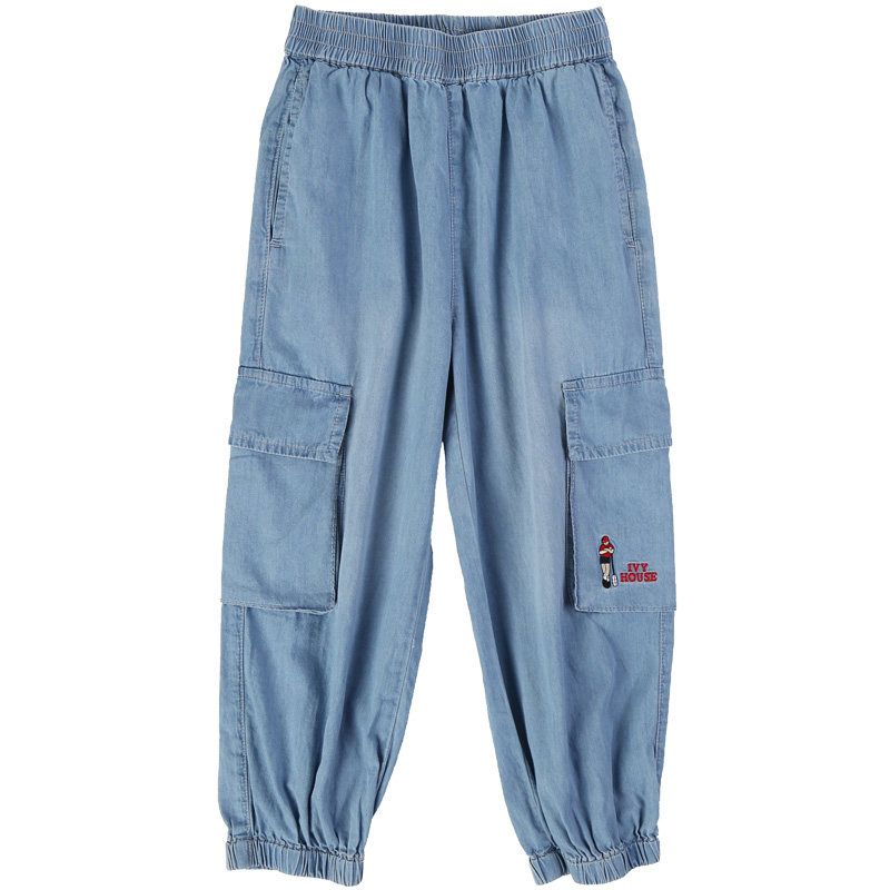 IVY HOUSE常春藤儿童装男女童牛仔长裤春夏季款 休闲百搭复古裤子,淘宝优惠券,粉丝福利购,淘宝优惠卷