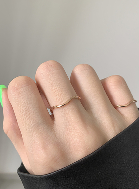 日韩网红简约不规则几何线条波浪