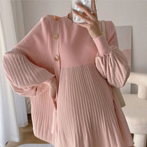 UK Next kiss pregnant women autumn winter clothing suit fashion foreign gas trendy dress with dress spring and autumn season two sets